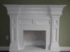 Post Construction Mantel - Finished Product